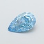 1.59 Ct. Fancy Vivid  Blue Pear Lab Grown Diamond
