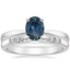 Platinum Petite Taper Ring with Lark Diamond Ring