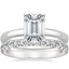 Platinum 2.5mm Comfort Fit Ring with Luxe Sienna Diamond Ring (5/8 ct. tw.)