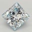 1.50 Ct. Fancy Intense  Blue Princess Lab Grown Diamond