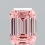 2.02 Ct. Fancy Vivid Pink Emerald Lab Grown Diamond