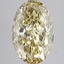 5.02 Ct. Fancy Yellow Oval Lab Grown Diamond