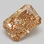 9.01 Ct. Fancy  Brown Radiant Lab Grown Diamond