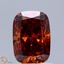 1.01 Ct. Fancy Deep Orange Cushion Lab Grown Diamond