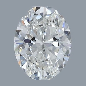 Oval diamond — real photo