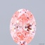 1.57 Ct. Fancy Vivid Pink Oval Lab Grown Diamond