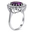 The Royal Ring, smalltop view on a hand