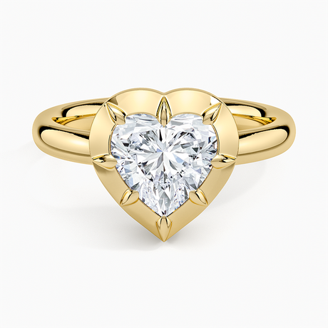 Harper Bezel Prong Solitaire Ring