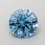 1.57 Ct. Fancy Vivid  Blue Round Lab Grown Diamond