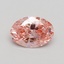 0.52 Ct. Fancy Intense Pink Oval Lab Grown Diamond