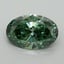 2.3 Ct. Fancy Vivid Pacific Green Oval Lab Grown Diamond