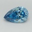 1.03 Ct. Fancy Vivid Blue Pear Lab Grown Diamond