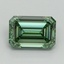 2.12 Ct. Fancy Vivid Pacific Green Emerald Lab Grown Diamond