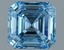1.02 Ct. Fancy Vivid  Blue Asscher Lab Grown Diamond