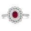 Modern Ruby Vintage Ring
