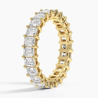 Emerald Eternity Lab Diamond Ring (3 ct. tw.)