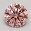 2.27 Ct. Fancy Intense Pink Round Lab Grown Diamond