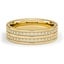 Custom Double Eternity Lab Diamond Ring