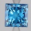 3.03 Ct. Fancy Deep Blue Princess Lab Grown Diamond