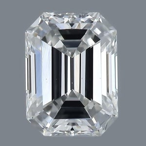 Emerald diamond — real photo