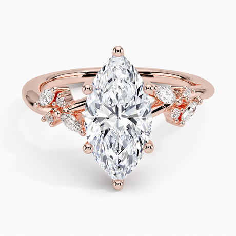 14K Rose Gold Arden Diamond Ring