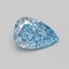 1.06 Ct. Fancy Vivid Blue Pear Lab Grown Diamond