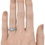 The Kena Ring, smallzoomed in top view on a hand