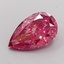 2.00 Ct. Fancy Yellow Pear Lab Grown Diamond