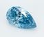 3.05 Ct. Fancy Vivid  Blue Pear Lab Grown Diamond