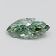 1.00 Ct. Fancy Vivid Green Marquise Lab Grown Diamond