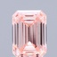 1.51 Ct. Fancy Vivid Pink Emerald Lab Grown Diamond