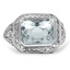Edwardian Aquamarine Vintage Ring