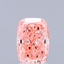 2.04 Ct. Fancy Vivid Pink Cushion Lab Grown Diamond