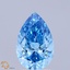 1.20 Ct. Fancy Vivid Blue Pear Lab Grown Diamond