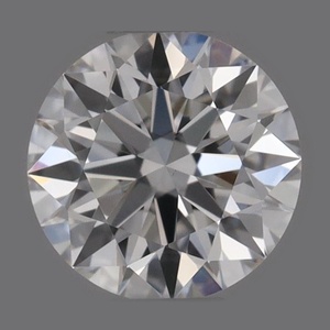 Round diamond — real photo