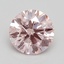 1.42 Ct. Fancy Intense Pink Round Lab Grown Diamond