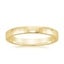 18K Yellow Gold 2.5mm Hammered Quattro Wedding Ring, smalltop view
