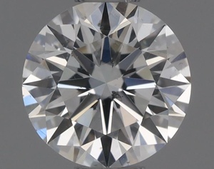 Round diamond — real photo