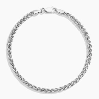 Dakota 7.5 in. Lightweight Wheat Chain Bracelet (3.9mm)
