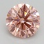 1.74 Ct. Fancy Intense Pink Round Lab Grown Diamond