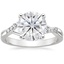18K White Gold Chamise Diamond Ring (1/15 ct. tw.), smalltop view