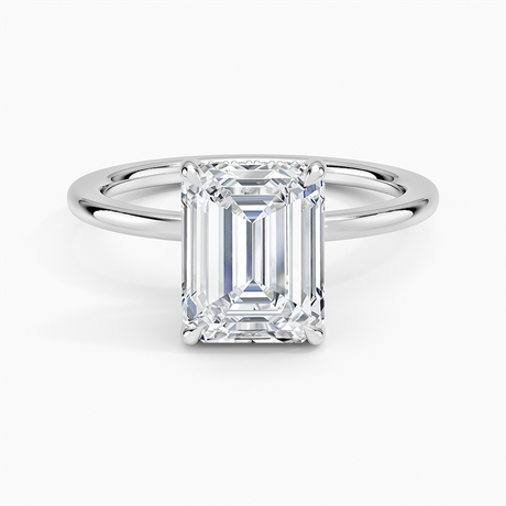Platinum Audrey Perfect Fit Hidden Halo Diamond Ring