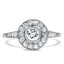 Art Deco Reproduction Diamond Vintage Ring