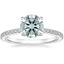 Platinum Demi Half Coverage Diamond Ring (1/5 ct. tw.), smalltop view