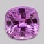 7.9x7.5mm  Pink  Cushion   Sapphire