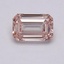 1.08 Ct. Fancy Pink Emerald Lab Grown Diamond
