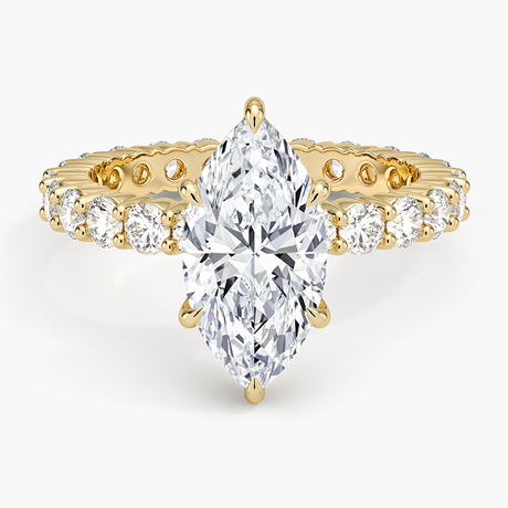 18K Yellow Gold Perfect Fit Eternity Diamond Ring (1 1/3 ct. tw.)