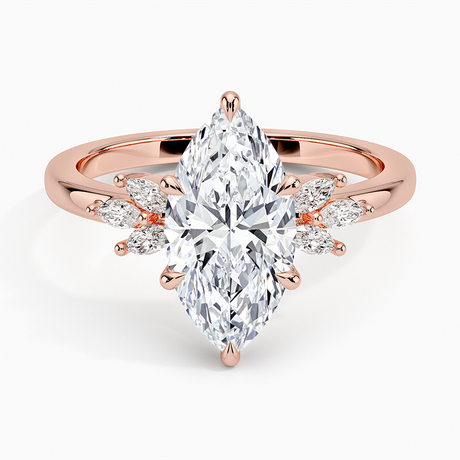 14K Rose Gold Stella Diamond Ring
