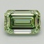 1.02 Ct. Fancy Vivid  Green Emerald Lab Grown Diamond