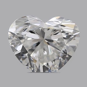 Heart diamond — real photo